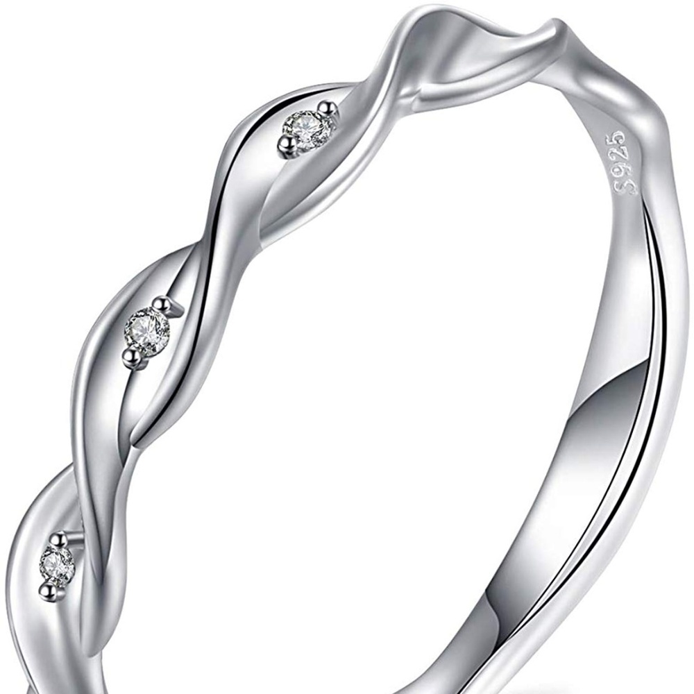 Infinity Love Sterling Silver Ring - image 3